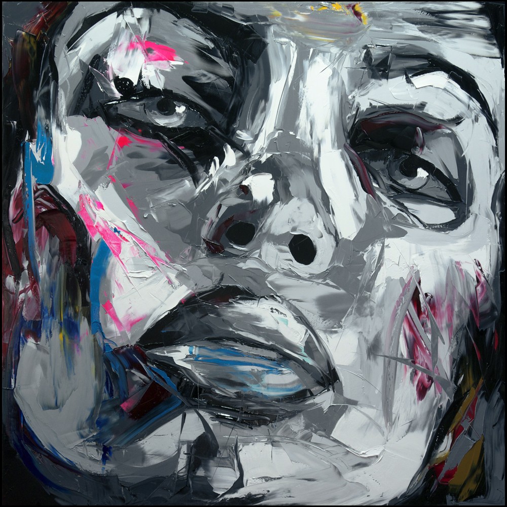 Francoise Nielly Portrait Palette Painting Expression Face124